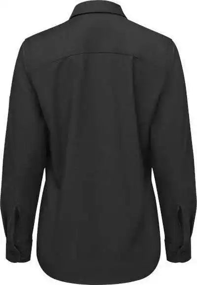 Red Kap Tsw3 Women’s Cooling Long Sleeve Work Shirt Black