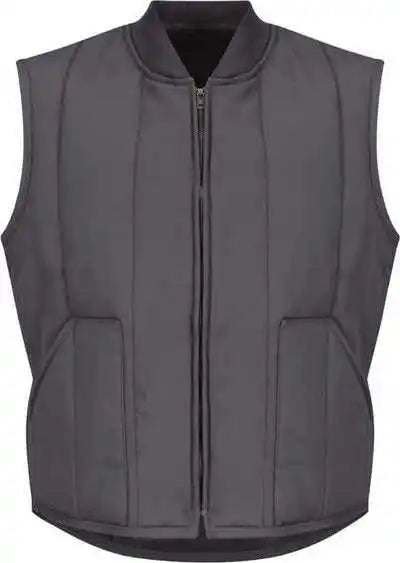 Red Kap Vt22 Quilted Vest Charcoal