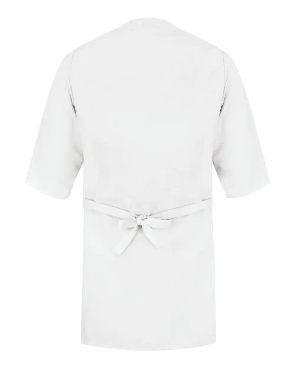 Red Kap Wp18 Collarless Poplin Butcher Wrap - White - s