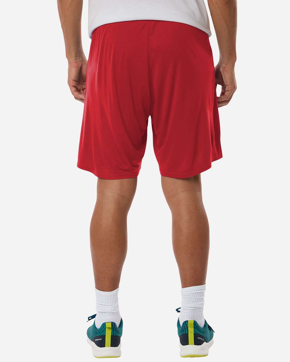 Red Men's Pro-Lock Performance 7" Shorts with Pockets - 48SH0 plain