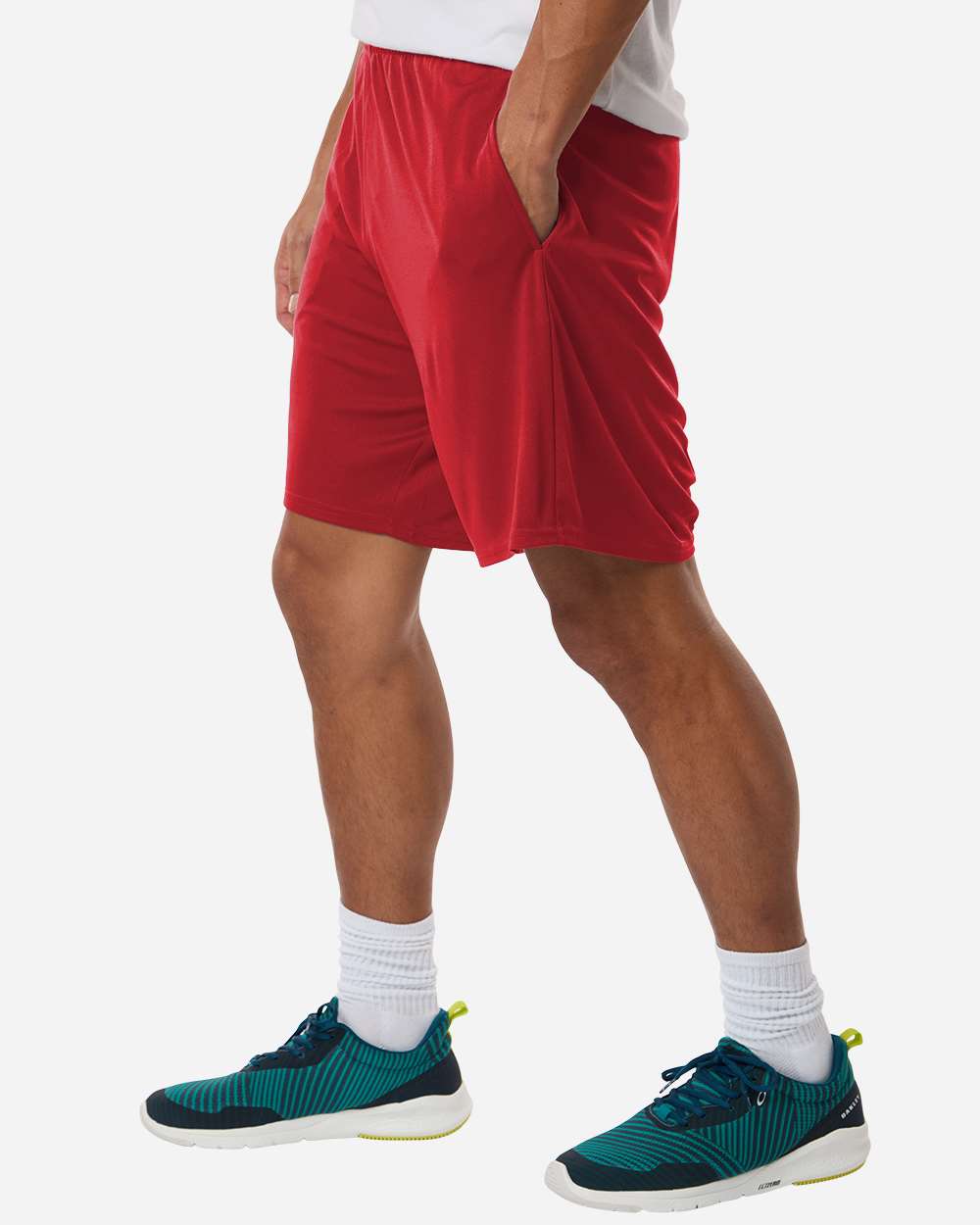 Red Men's Pro-Lock Performance 7" Shorts with Pockets - 48SH0