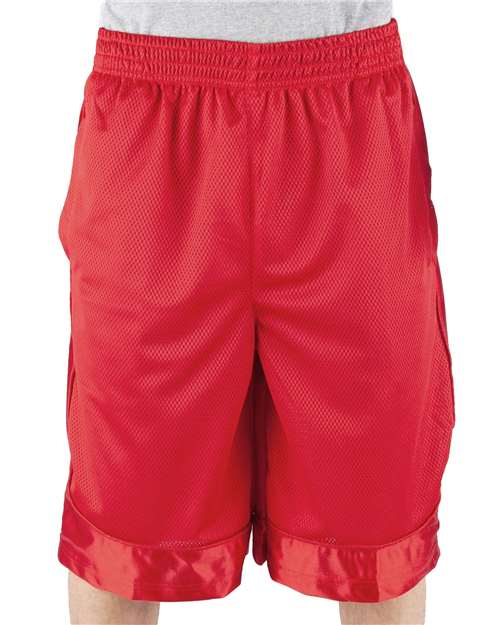 Red Mesh Shorts - SHBMS