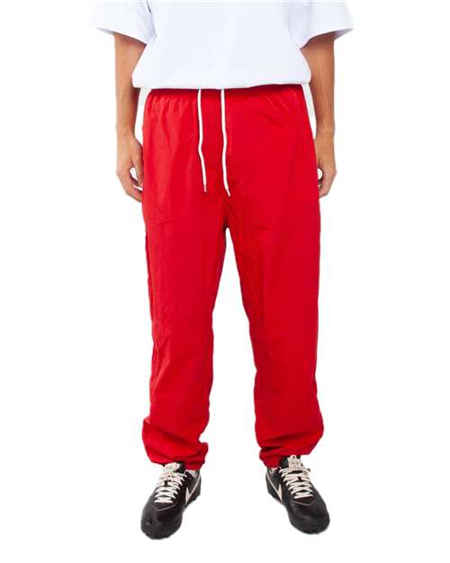 Red Nylon Tracksuit Pants - SHNTP
