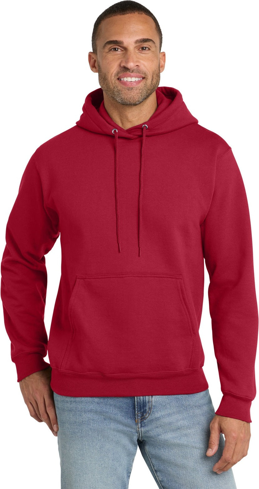 Red Port & Co Tall Essential Fleece Pullover Hooded Sweatshirt. PC90HT