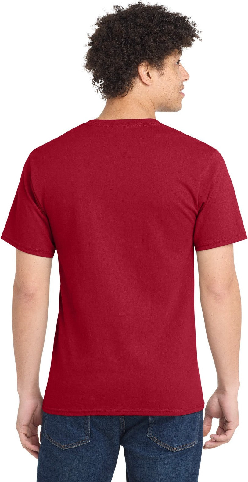 Red Port & Co Tall Essential Tee. PC61T