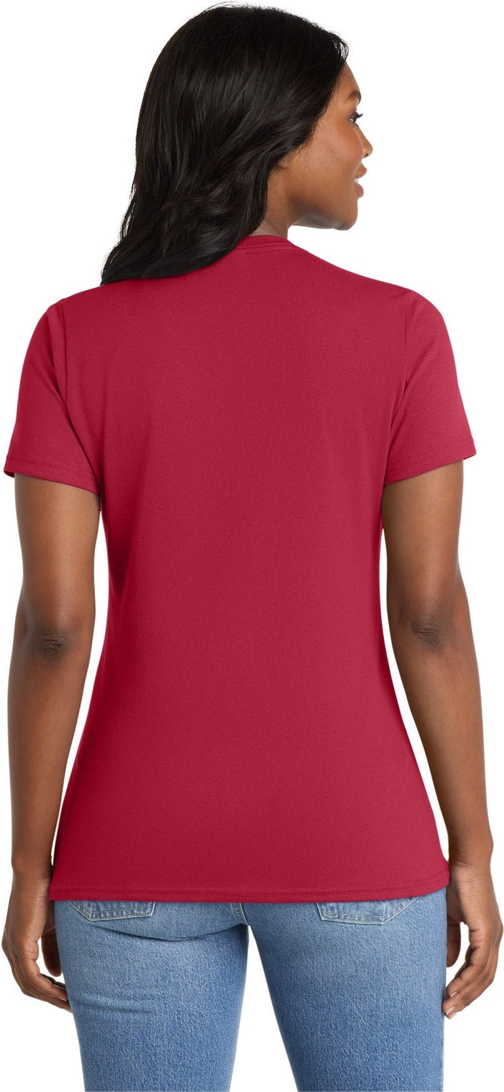 Red Port & Co Women's Core Blend Tee. LPC55