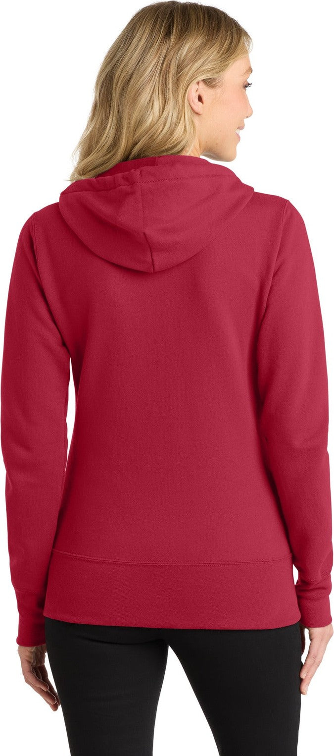 Red Port & Co Women's Core Fleece Full-Zip Hooded Sweatshirt. LPC78ZH