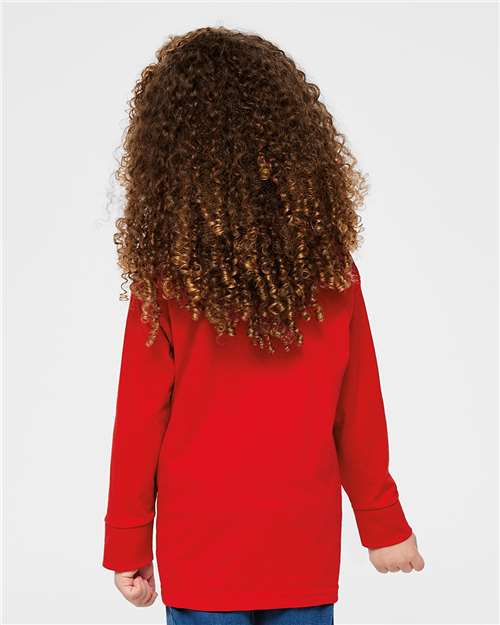Red Toddler Fine Jersey Long Sleeve Tee - 3302