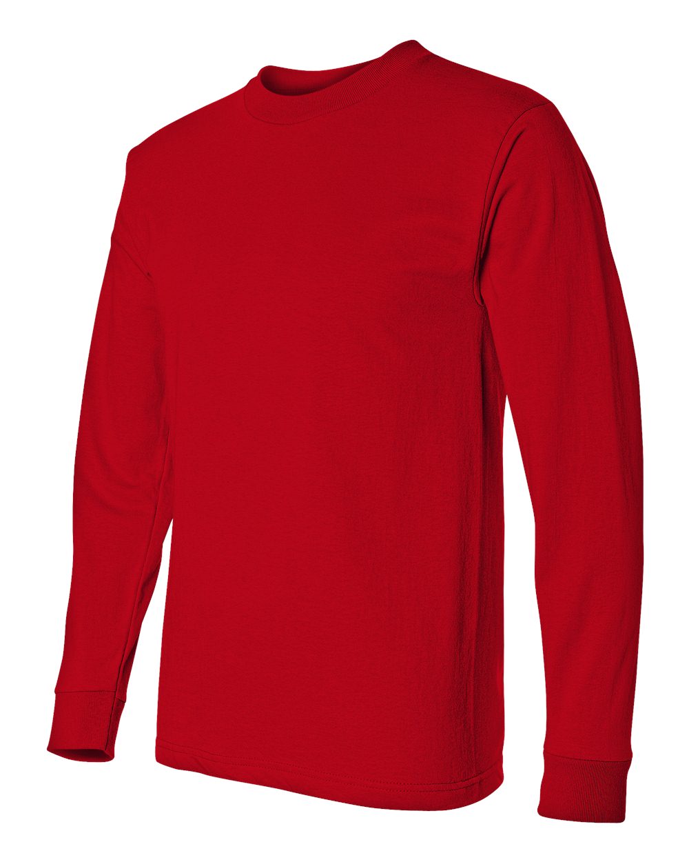 Red Union-Made Long Sleeve T-Shirt - 2955