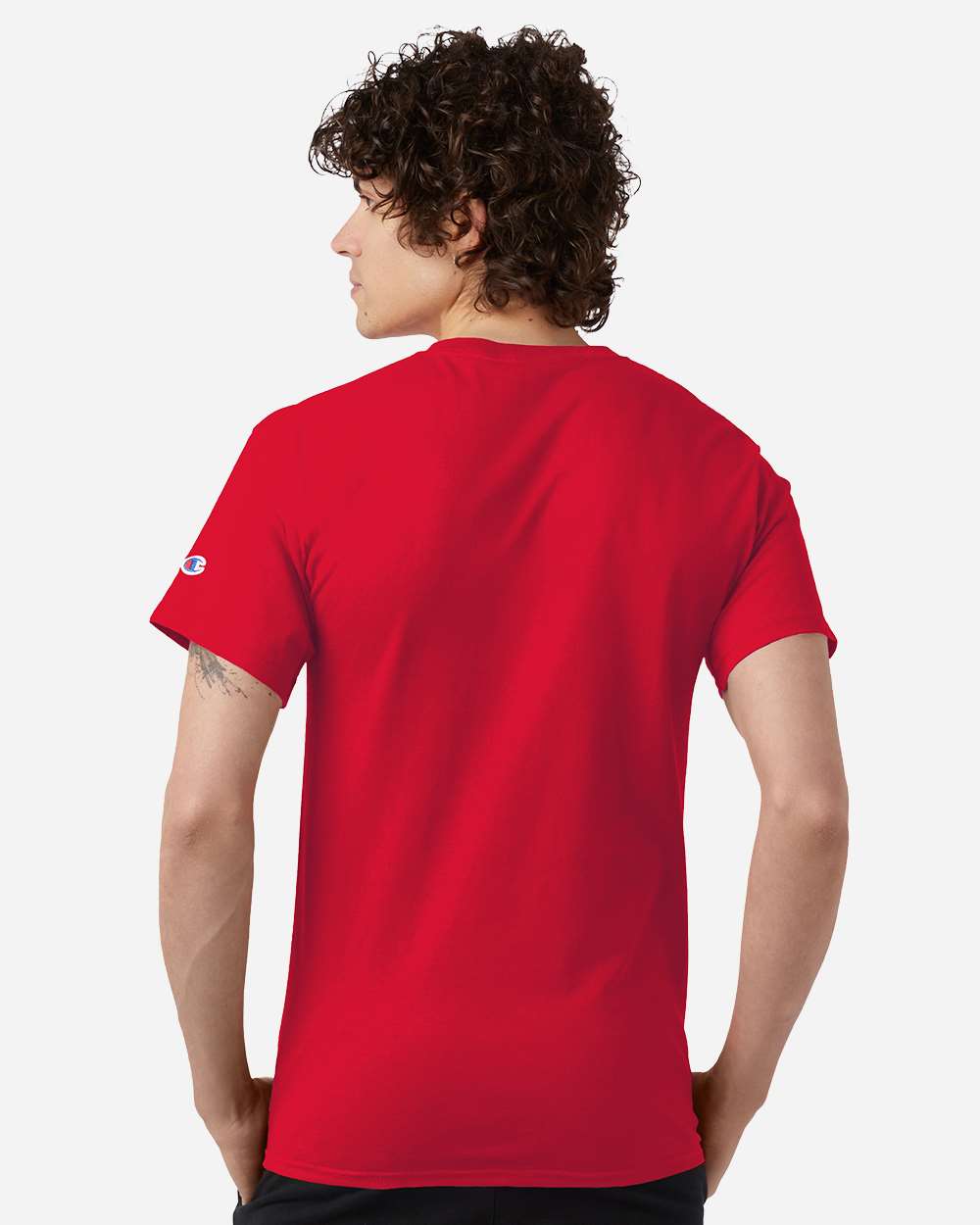 Red Unisex Jersey T-Shirt - CH1000 plain