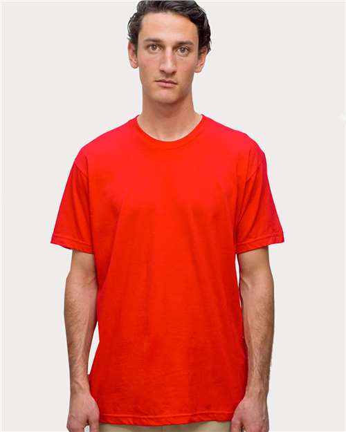 Red USA-Made Fine Jersey T-Shirt - 20001