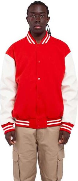 Red/ White Letterman Jacket - SHLLJ