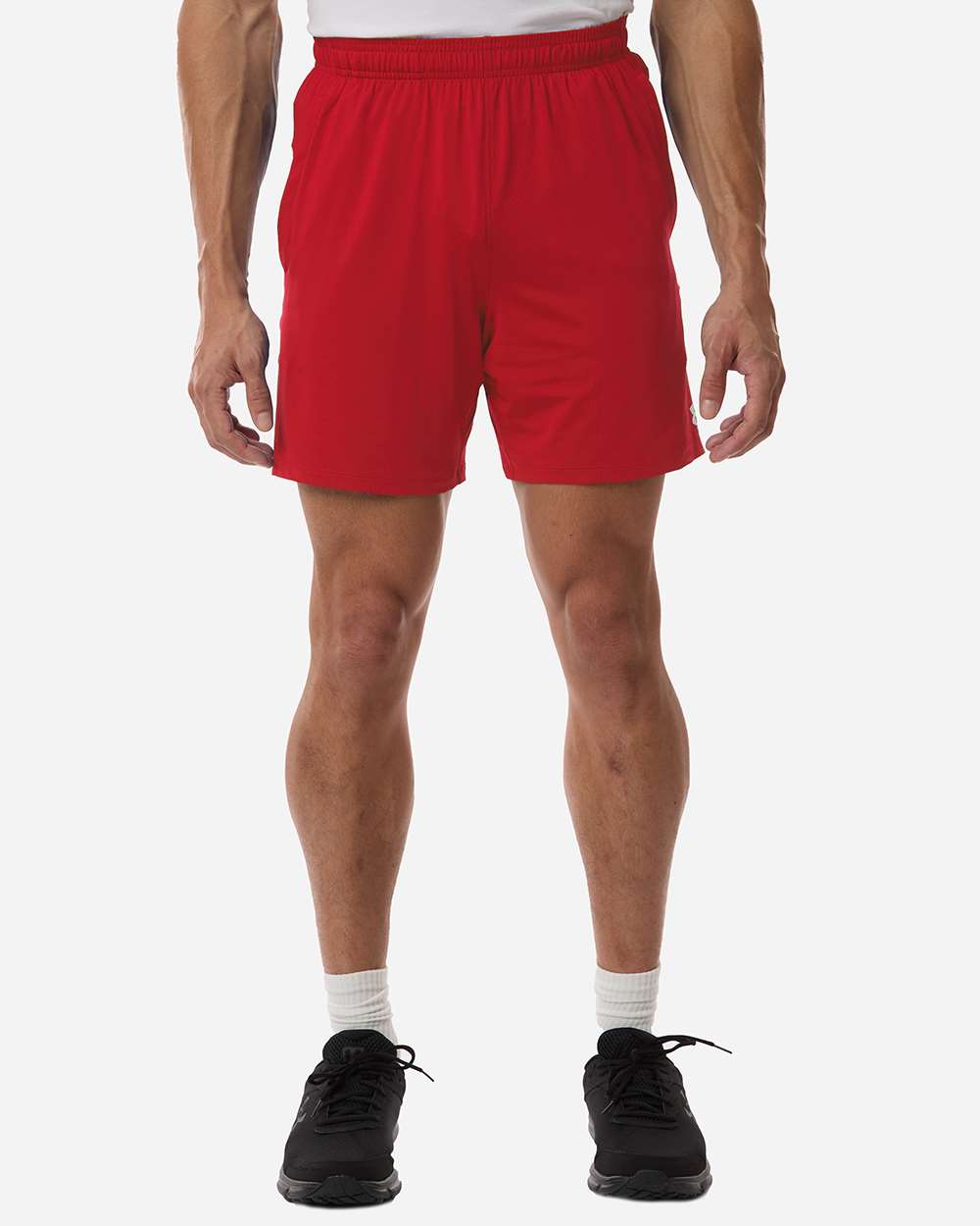 Red/ White/ White Men’s Tech Vent 7" Shorts - 6010858