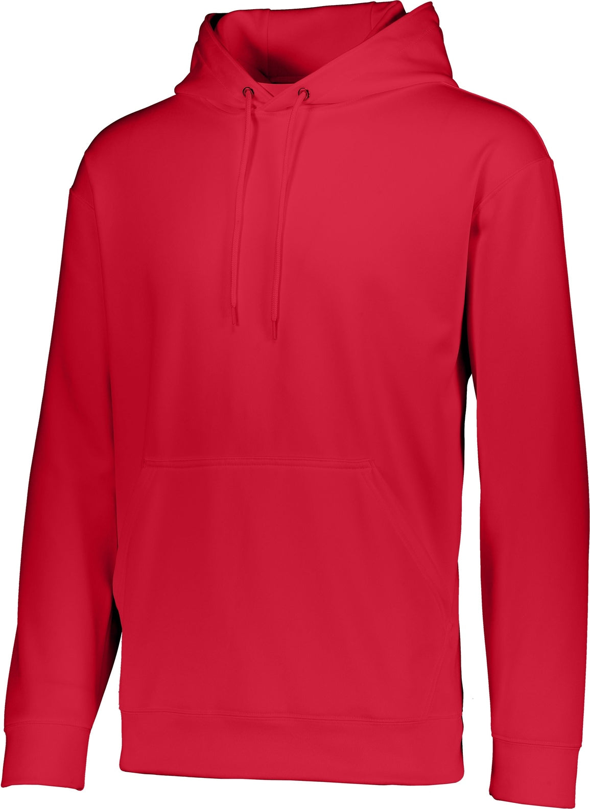 RED WICKING FLEECE HOOD SWEATSHIRT