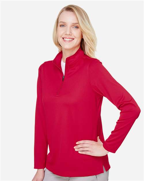 Red Women&#39;s Advantage Snag Protection Plus Quarter-Zip Pullover - M748W