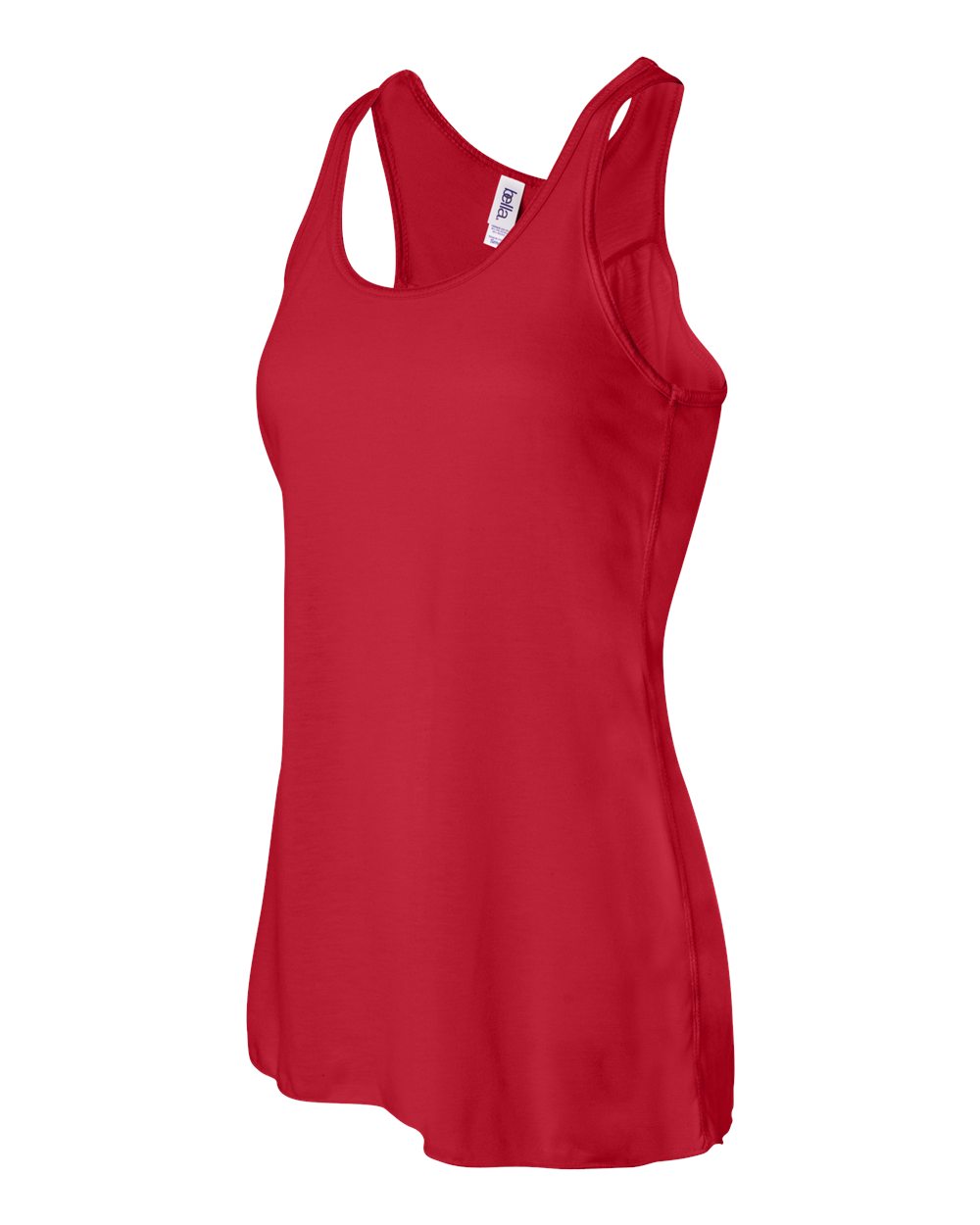 Red Women's Flowy Racerback Tank - 8800