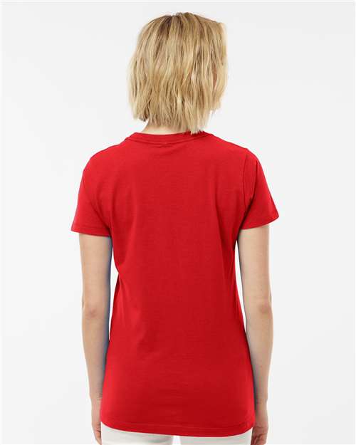 Red Women&#39;s Premium Cotton T-Shirt - 516