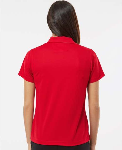 Red Women's Saratoga Performance Mini Mesh Polo - 104