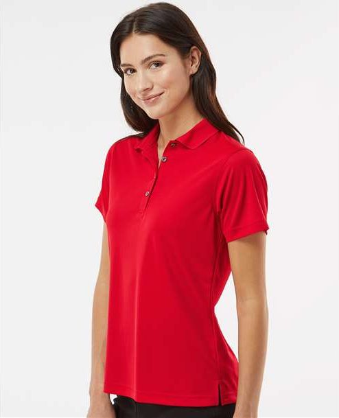 Red Women's Saratoga Performance Mini Mesh Polo - 104