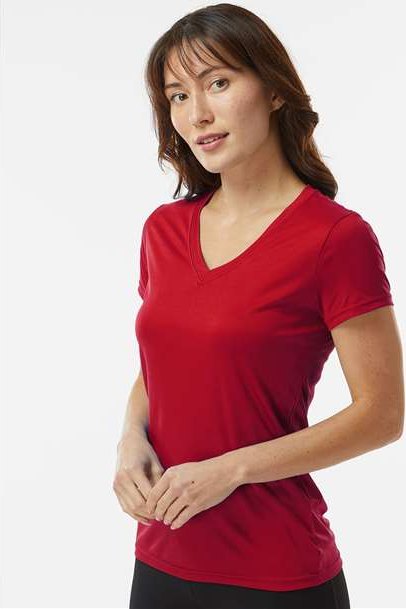 Red Women's Vera V-Neck T-Shirt - 203