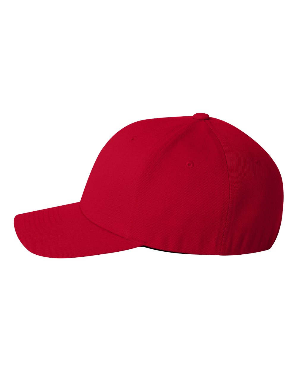 Red Wool-Blend Cap - 6477