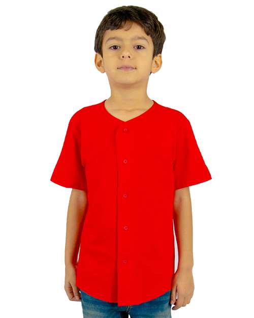 Red Youth Baseball Jersey - SHBBJY