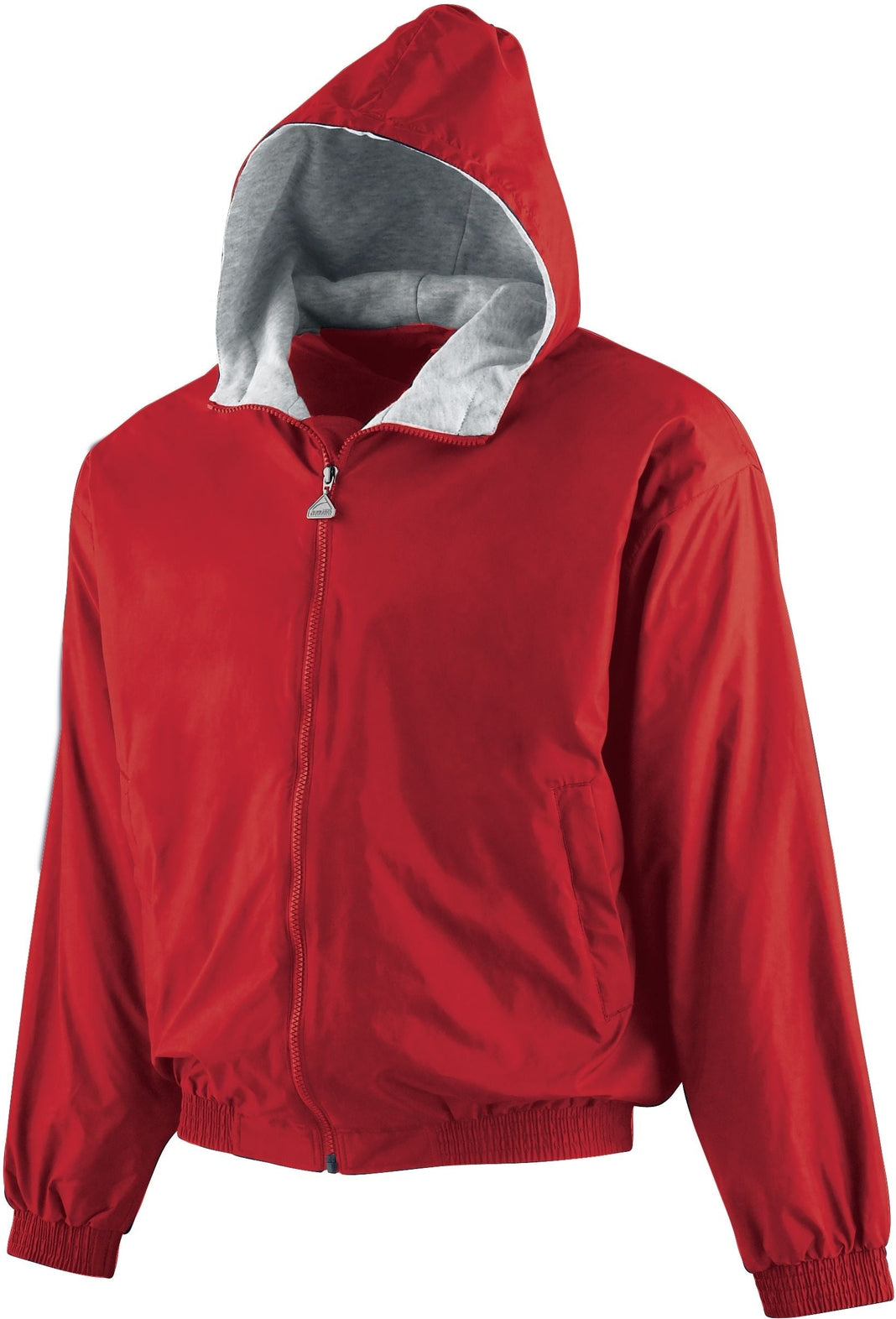 RED YTH HOODED TAFFETA JKT/FLC LND