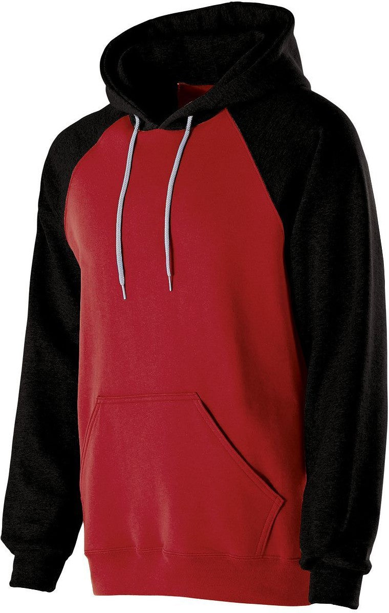 RED/BLACK BANNER HOODIE