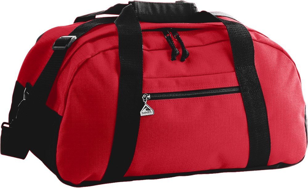 RED/BLACK LARGE RIPSTOP DUFFEL BAG
