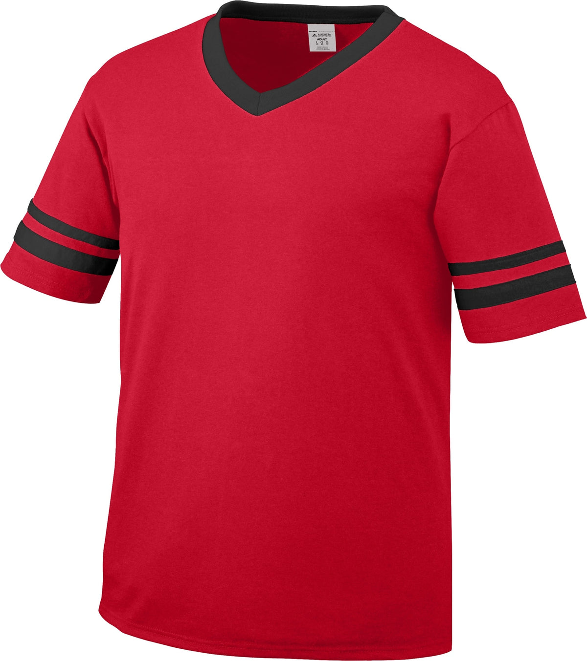 RED/BLACK SLEEVE STRIPE JERSEY