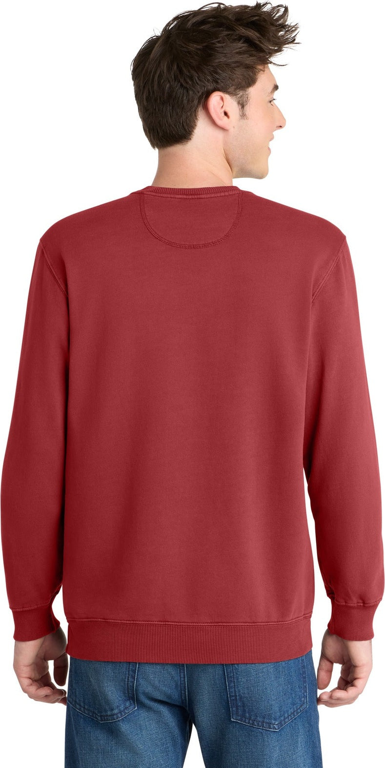 Redrock Port & Co Beach Wash Garment-Dyed Crewneck Sweatshirt PC098