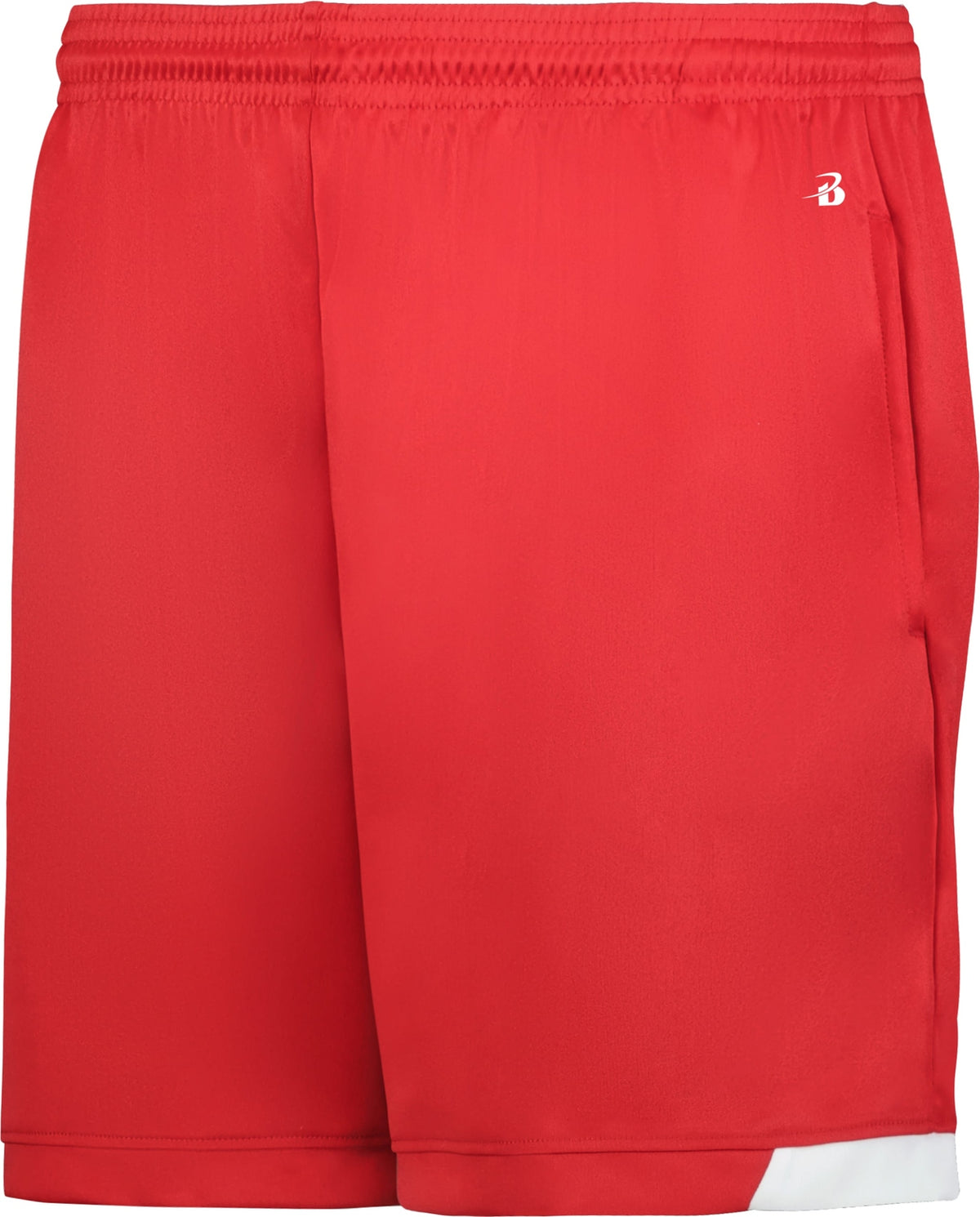 RED/WHITE (BA) ON THE RISE LDS PKT SHORTS