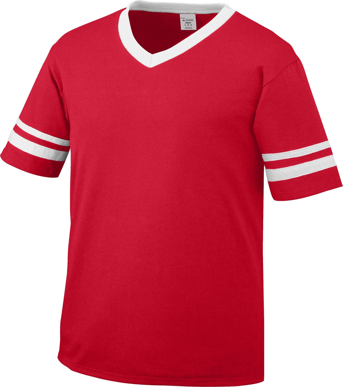 RED/WHITE SLEEVE STRIPE JERSEY