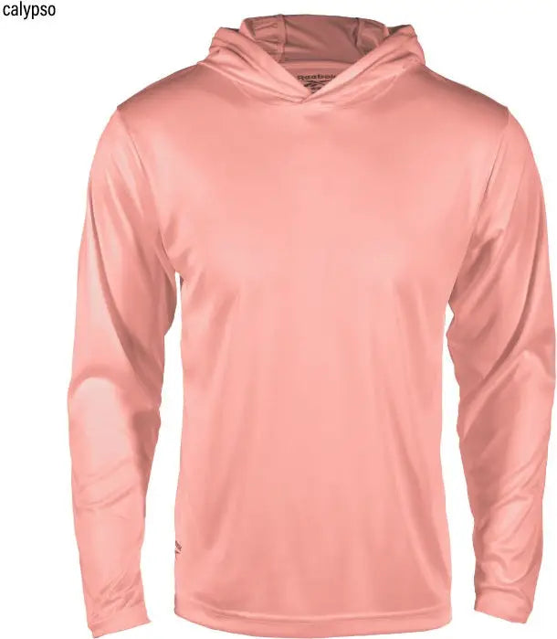 Reebok 7051 Max Long Sleeve Hooded Tee - Calypso - Adult Xs