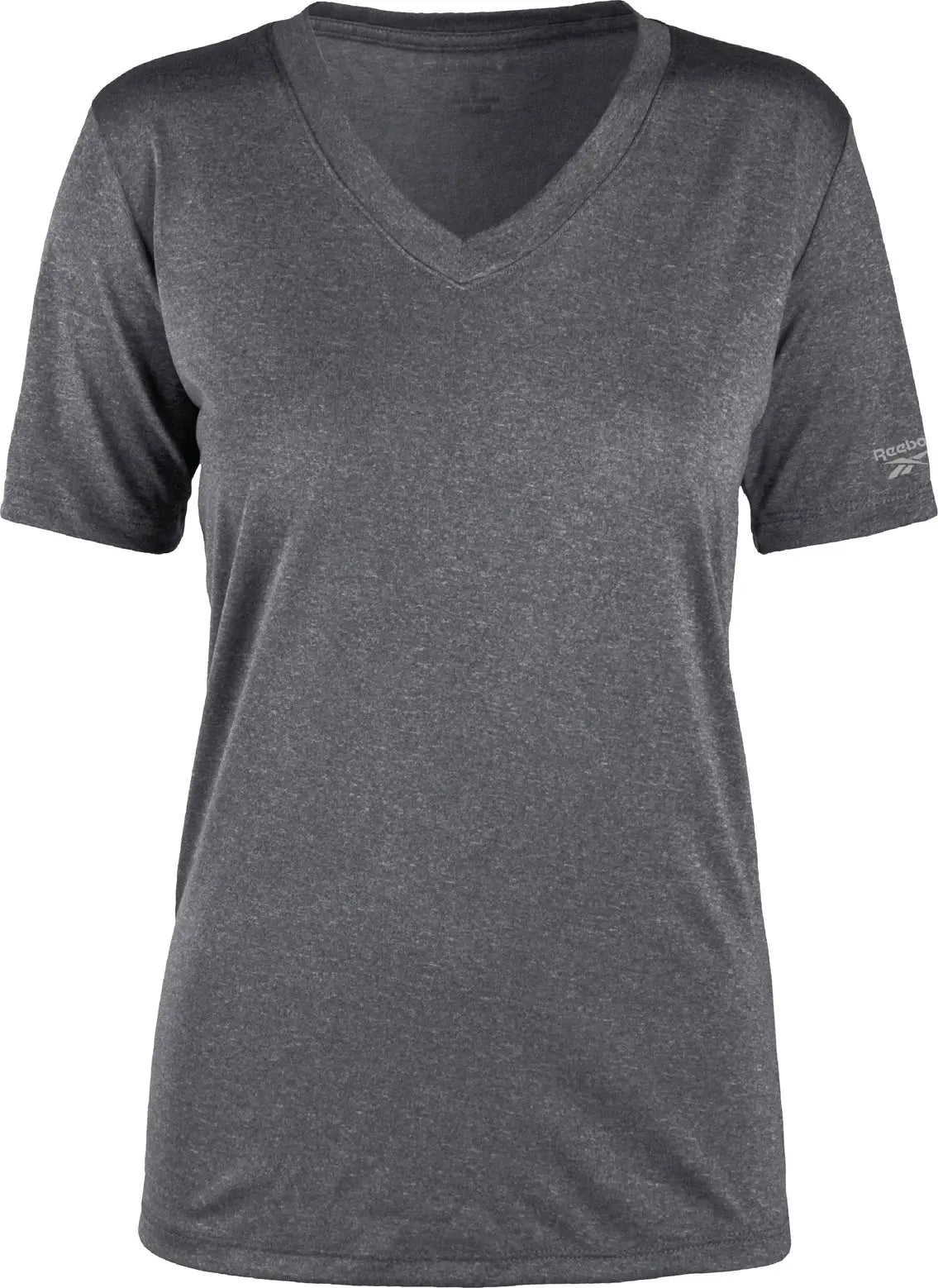Reebok 7124 Ladies Endurance Tee - Heather Charcoal - Xs