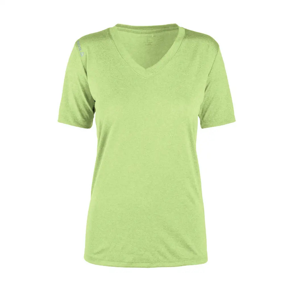 Reebok 7124 Ladies Endurance Tee - Heather Lime