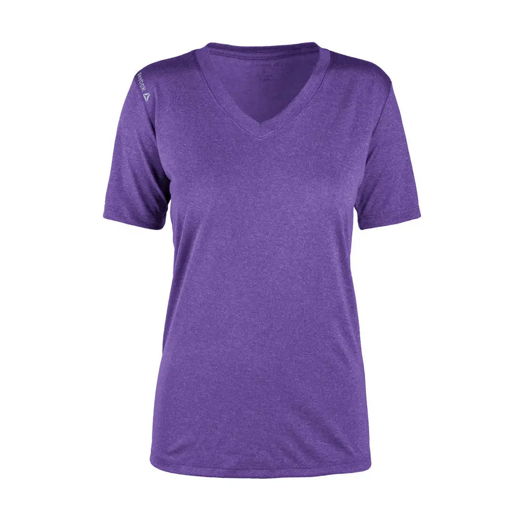 Reebok 7124 Ladies Endurance Tee - Heather Purple