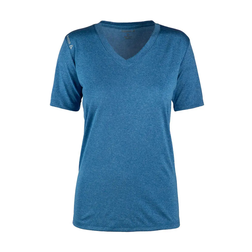Reebok 7124 Ladies Endurance Tee - Heather Royal