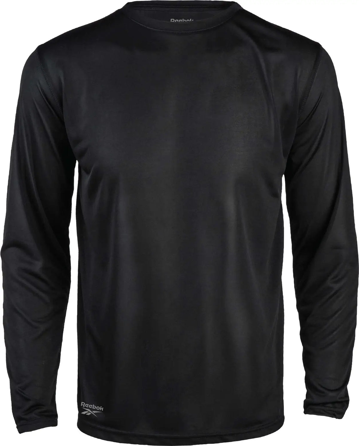 Reebok 7133 Pacer Long Sleeve Tee - Black - Adult Xs