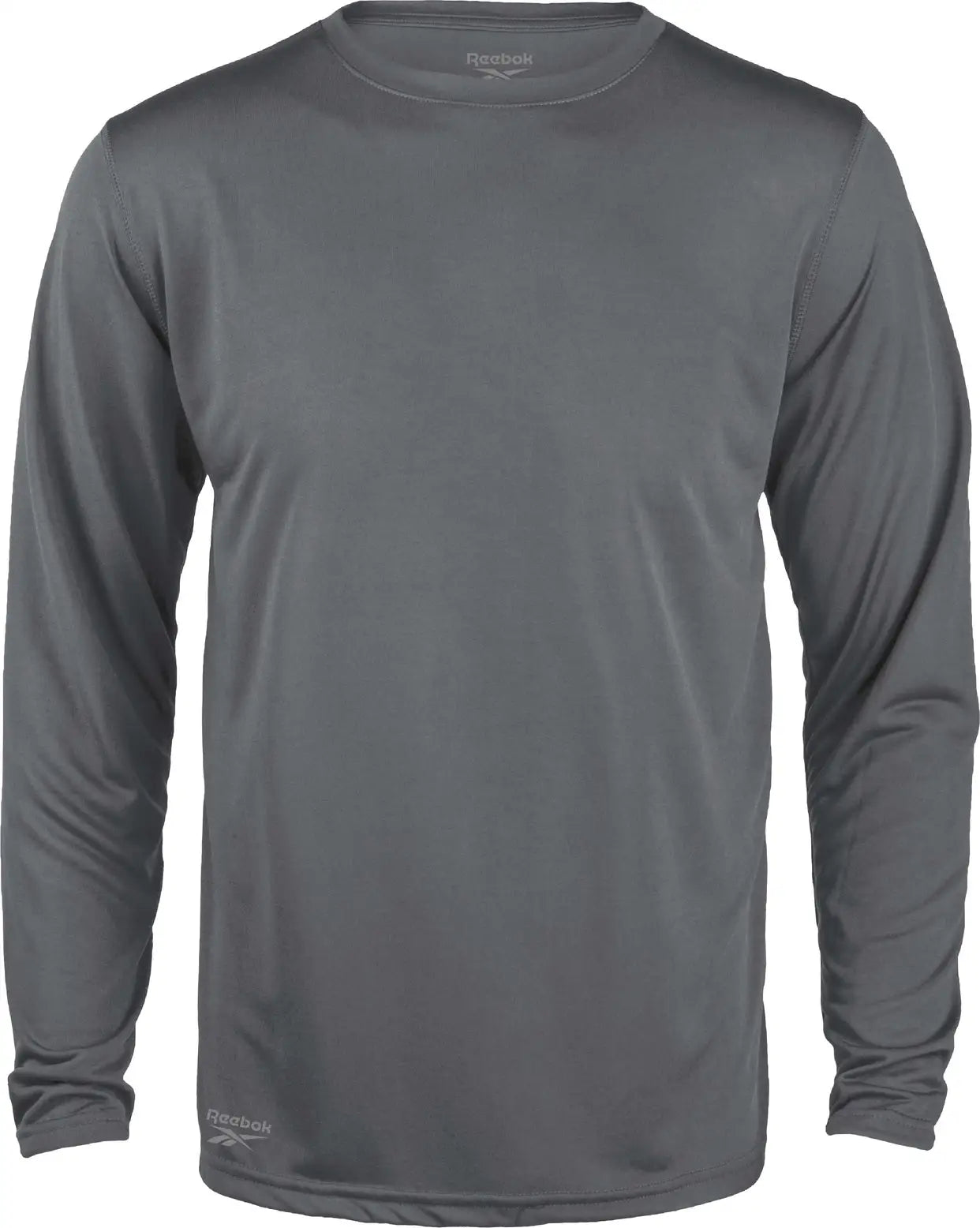 Reebok 7133 Pacer Long Sleeve Tee - Charcoal - Adult Xs