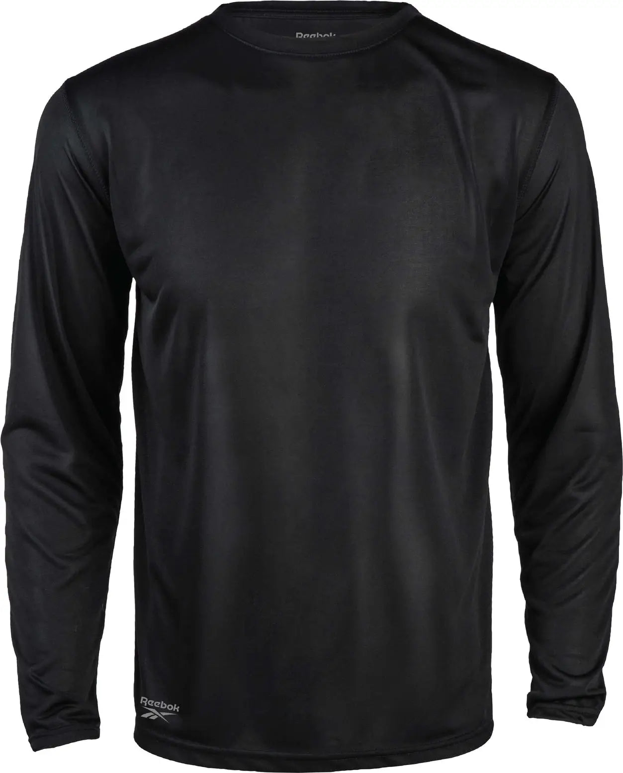Reebok 7133 Pacer Long Sleeve Tee - Charcoal - Adult Xs