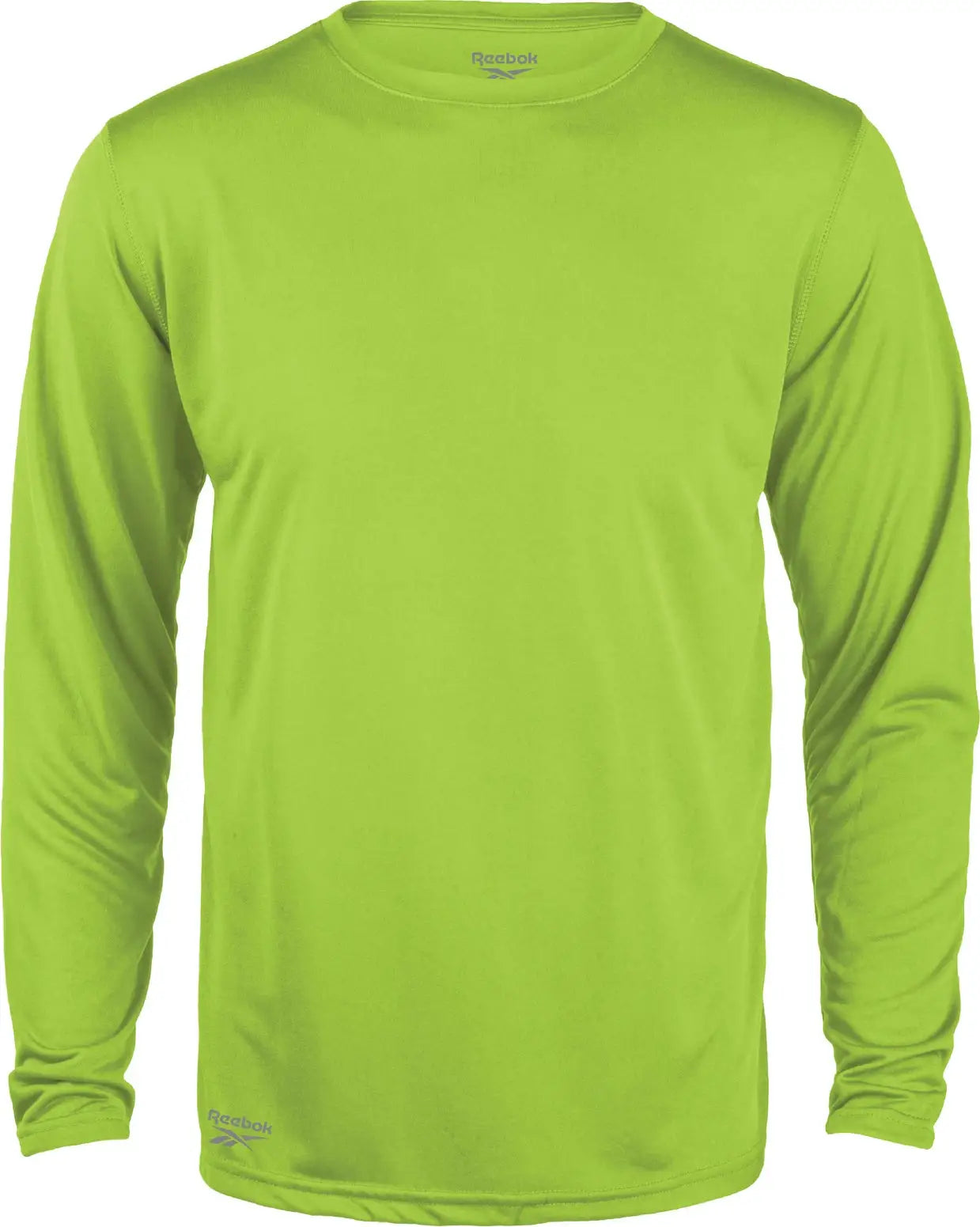 Reebok 7133 Pacer Long Sleeve Tee - Lime - Adult Xs