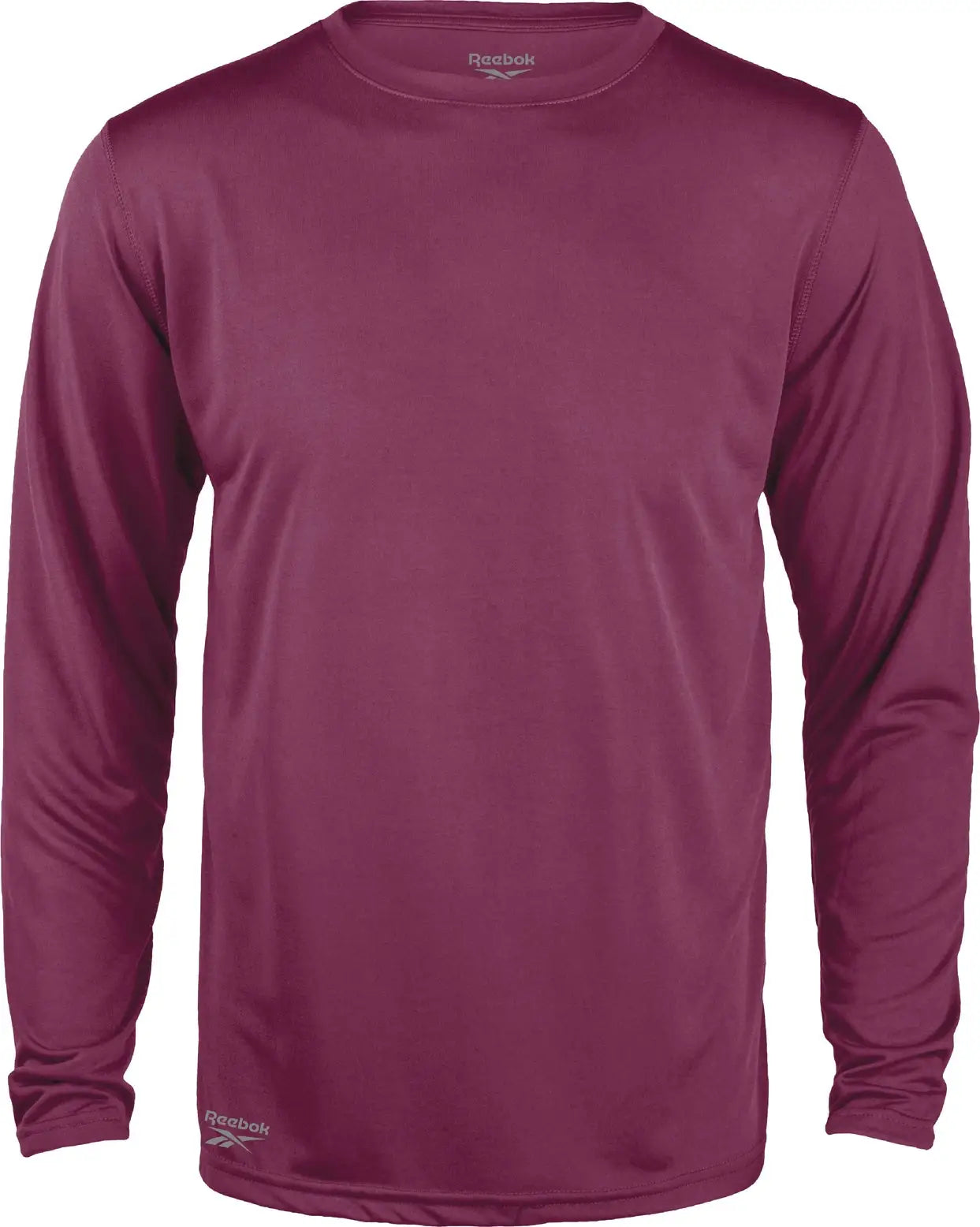 Reebok 7133 Pacer Long Sleeve Tee - Maroon