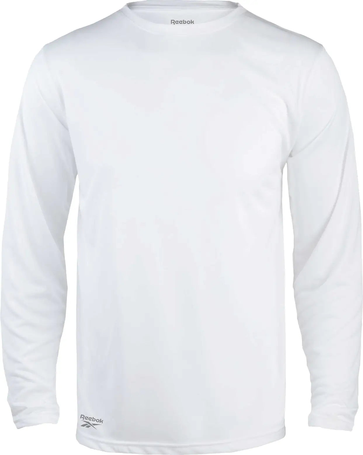 Reebok 7133 Pacer Long Sleeve Tee - White - Adult Xs