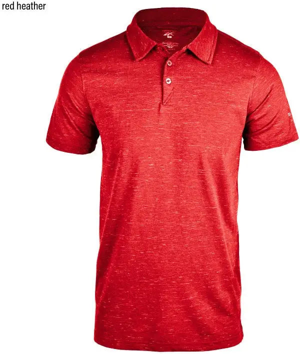 Reebok 7140 Elite Polo - Red Heather - Adult s