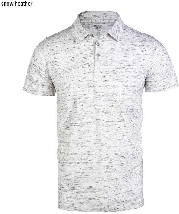 Reebok 7140 Elite Polo - Snow Heather - Adult s