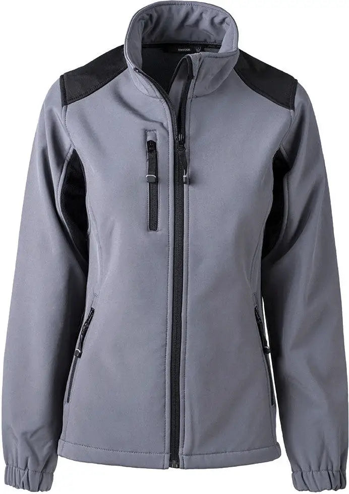 Reebok 7209 Ladies Softshell Jacket - Graphite - s