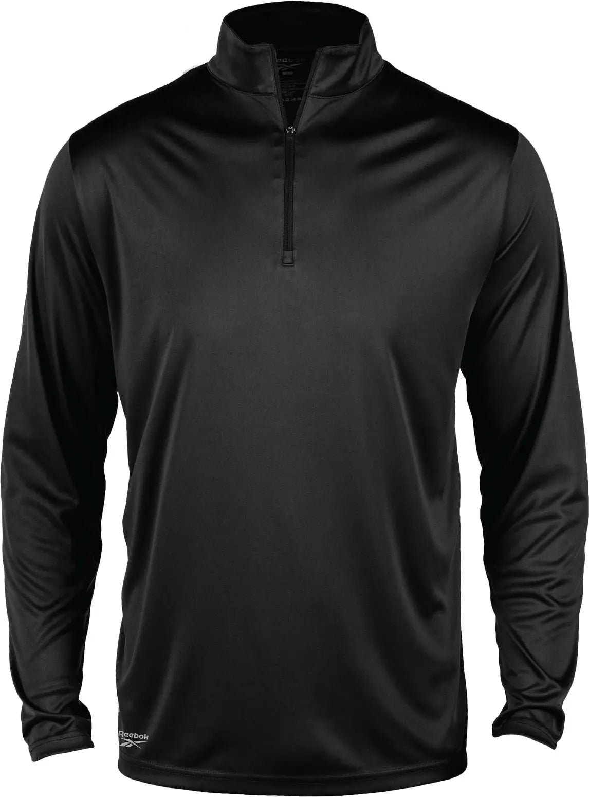 Reebok 7265 Icon Long Sleeve Quater-zip - Black - Black / Adult s