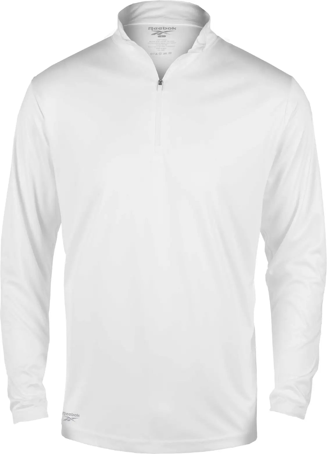 Reebok 7265 Icon Long Sleeve Quater-zip - White - White / Adult s