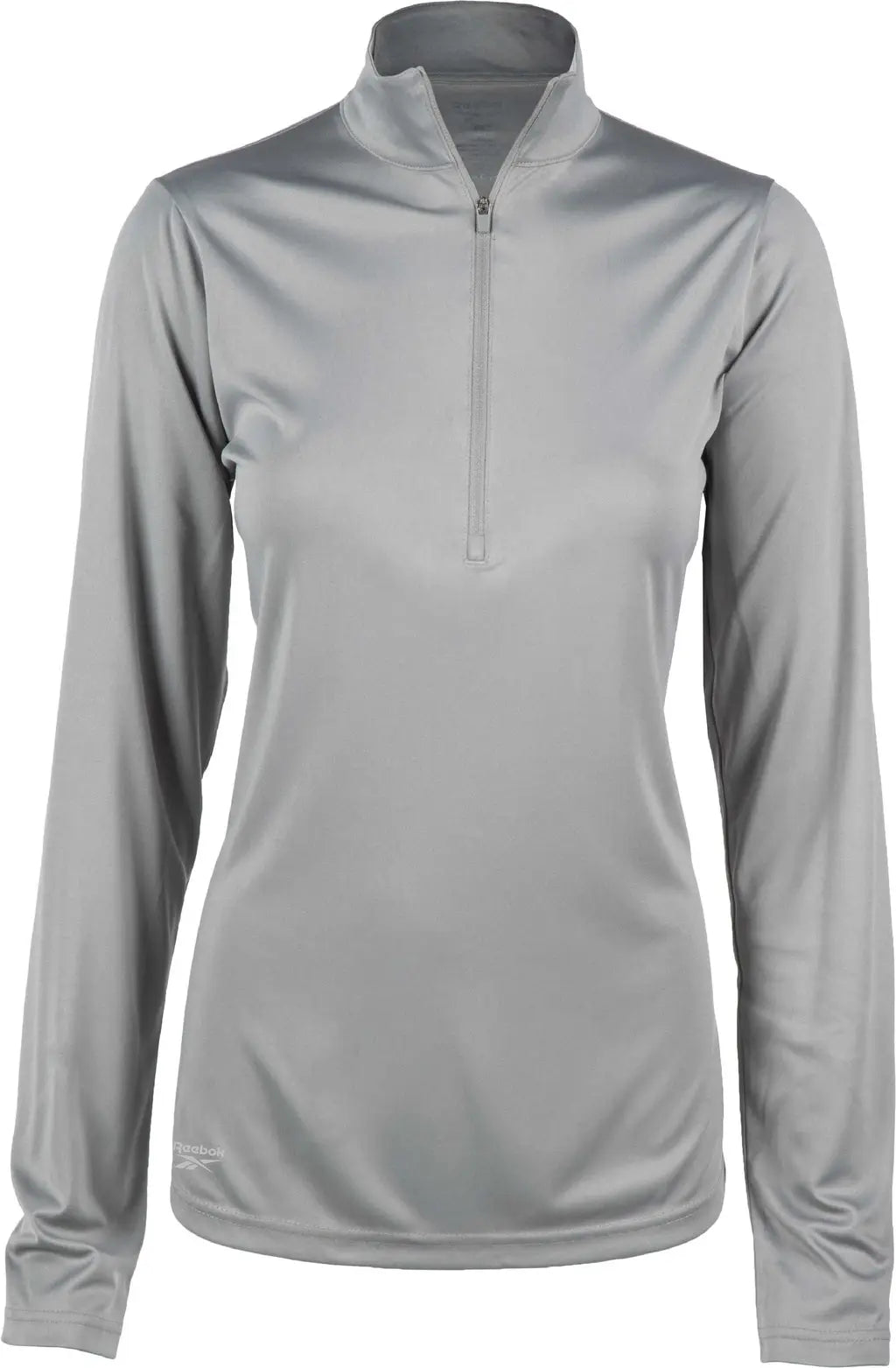 Reebok 7266 Ladies Icon Long Sleeve Quater-zip - Charcoal - Charcoal / s